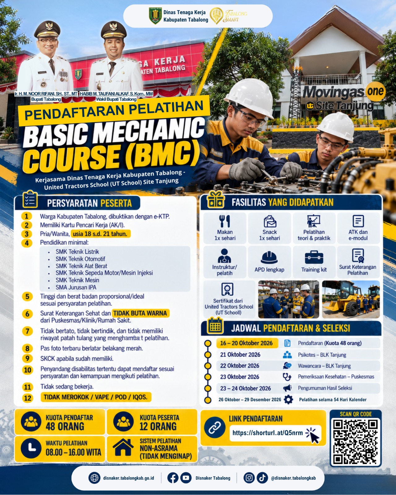 PELATIHAN BASIC MECHANIC COURSE TAHUN 2026